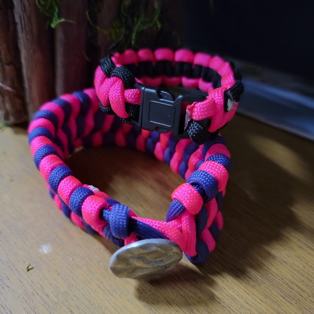 Handmade Paracord 550 Bracelets in Corbra and Trilobite Weave